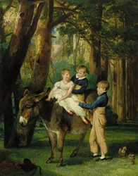 Gruppenporträt von John, Theophilus und Frances Levett, 1811