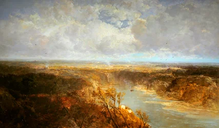 Blick auf den Fluss Swale