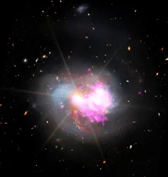 IC 1623 (Webb + Chandra)