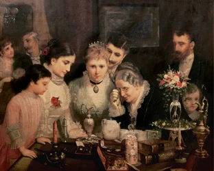 Hochzeitsgeschenke, um 1880