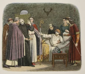 Anselm wird von Wilhelm II. zum Erzbischof von Canterbury ernannt, 1093, aus 