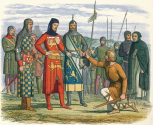 Gavestons Kopf wird dem Earl of Lancaster gezeigt, 1312