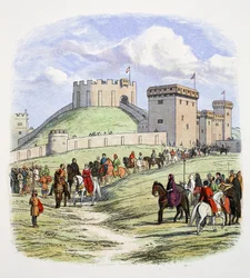 Matilda darf sich aus Arundel, Sussex, zurückziehen