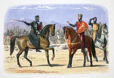 Richard I. von England und der Meister von St. John, Jaffa, 1191