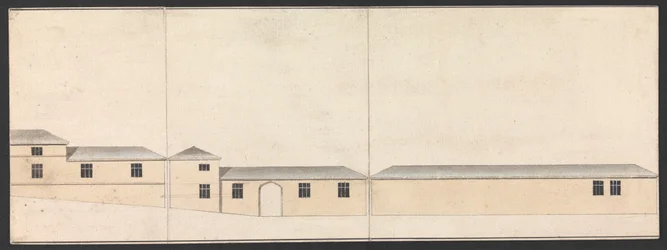 Cobham Hall, Kent: Ansicht der Stallungen