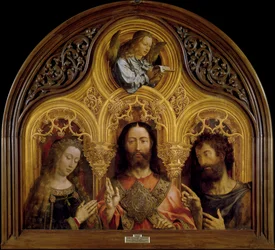 Christus zwischen der Jungfrau Maria und Johannes dem Täufer