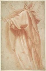 Stehender heiliger Andreas, ganzfigurig, nach links