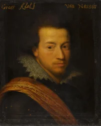 Porträt von Adolf, Graf von Nassau-Siegen