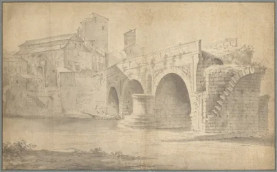 Ansicht der Ponte Rotto, Rom