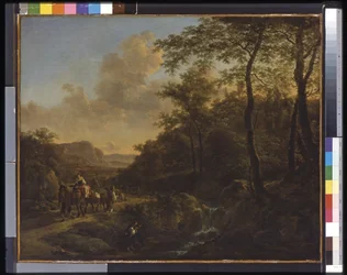 Szene der römischen Campagna