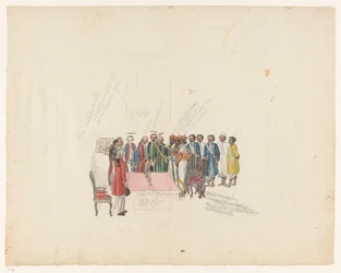 Empfang der Gesandten des Königs von Kandy, 1785