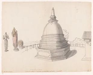Singhalesische Stupa in Moegerikalle
