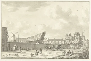 Die Schiffswerft in Rotterdam