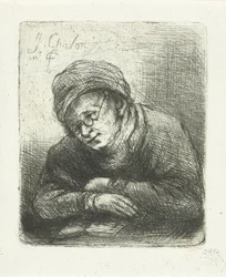 Lesender Mann mit Brille