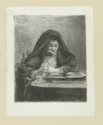 Lesende Frau