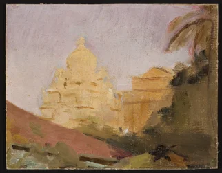Bombay - Tempel. Von der Reise nach Indien