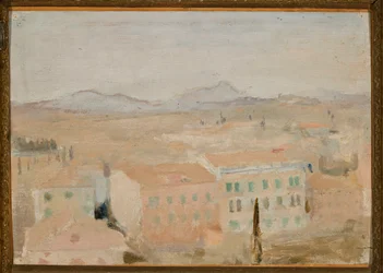 Korfu - Blick vom Balkon. Von einer Reise nach Griechenland