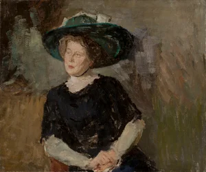 Dame mit Hut