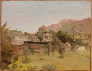 Dilwara-Tempel, Mount Abu. Von einer Reise nach Indien