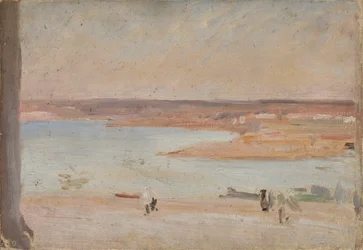 Wüstenlandschaft mit Fluss
