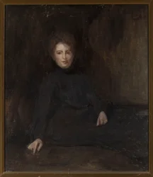 Porträt von Wanda Szwengruben, geborene Ciąglińska, der Schwester des Künstlers