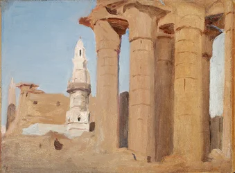 Ägyptischer Tempel - Luxor. Von der Reise nach Ägypten