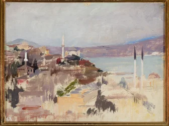 Ansicht des Bosporus. Von der Reise nach Konstantinopel