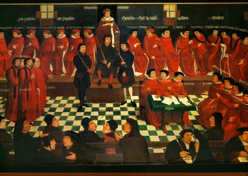 Feierliche Eröffnungssitzung des Parlaments von Burgund in Mechelen
