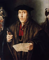 Porträt eines Mannes, möglicherweise Richter John More, Vater von Sir Thomas More