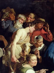 Die Anbetung der Hirten, nach 1628 (Detail)