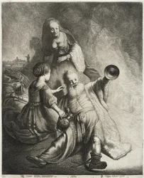 Lot und seine Töchter, 1631