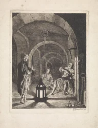 Joseph deutet die Träume des Mundschenks und des Bäckers