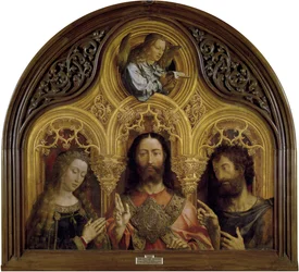 Christus zwischen der Jungfrau Maria und Johannes dem Täufer