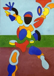 Der Athlet, der im Moment seines Triumphs zerfällt, 2007