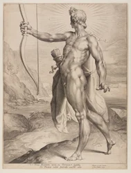 Apollo tötet den Python