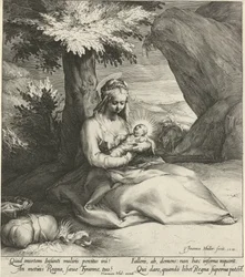 Ruhe auf der Flucht nach Ägypten