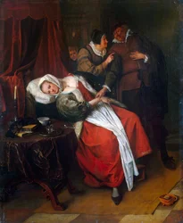 Arztbesuch, ca. 1660