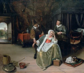 Die liebeskranke Jungfrau, ca. 1660