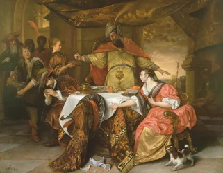 Der Zorn des Ahasverus, ca. 1670