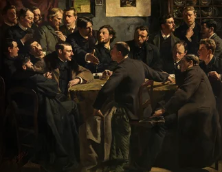 Eine Sitzung der Kunstgesellschaft 