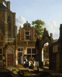 Ein holländischer Innenhof