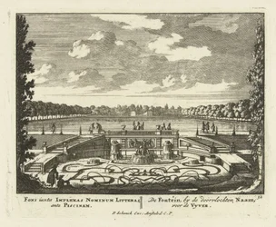 Brunnen am großen Teich in den Gärten des Paleis Het Loo, 1695-1705