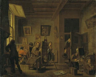 Ein Maleratelier