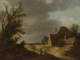 Sandweg mit einem Bauernhaus, 1627