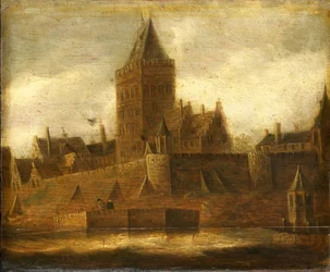 Ansicht des Valkhofs in Nijmegen, um 1650
