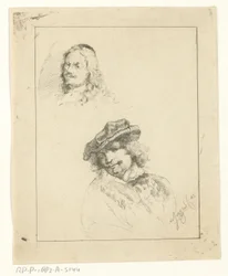 Porträts von Rembrandt und Tilmans