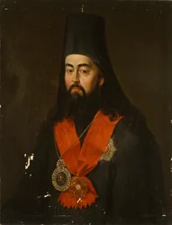 Porträt von Erzbischof Pavel Ponomarev von Rostov und Jaroslawl