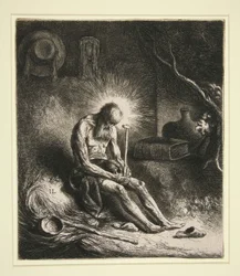 Der heilige Hieronymus in der Buße