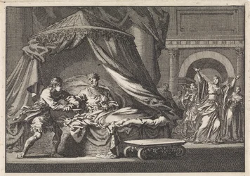 Achiab verhindert den Selbstmord seines Großvaters Herodes