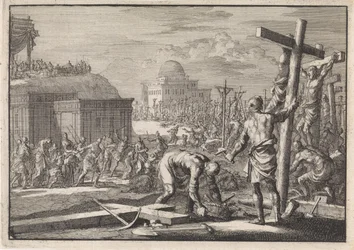 Alexander Joannes, Fürst der Juden, lässt gegen ihn gerichtete Untertanen kreuzigen